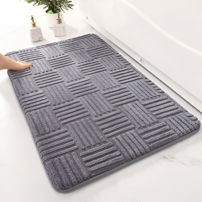 Skanto | Vivid Grid Absorbent Bath Mat