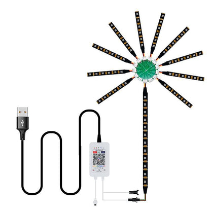 LED lights from fireworks | Bowlift