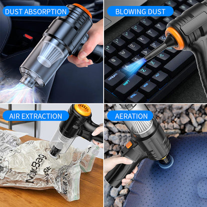 BowLift | Portable wireless handheld vacuum cleaner, cyclone suction cordless vacuum cleaner, rechargeable vacuum cleaner with strong suction power suitable for cars/offices/homes