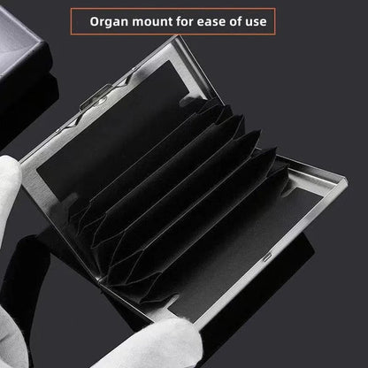 BowLift | Ultra-thin anti-theft brush anti-demagnetization metal card case