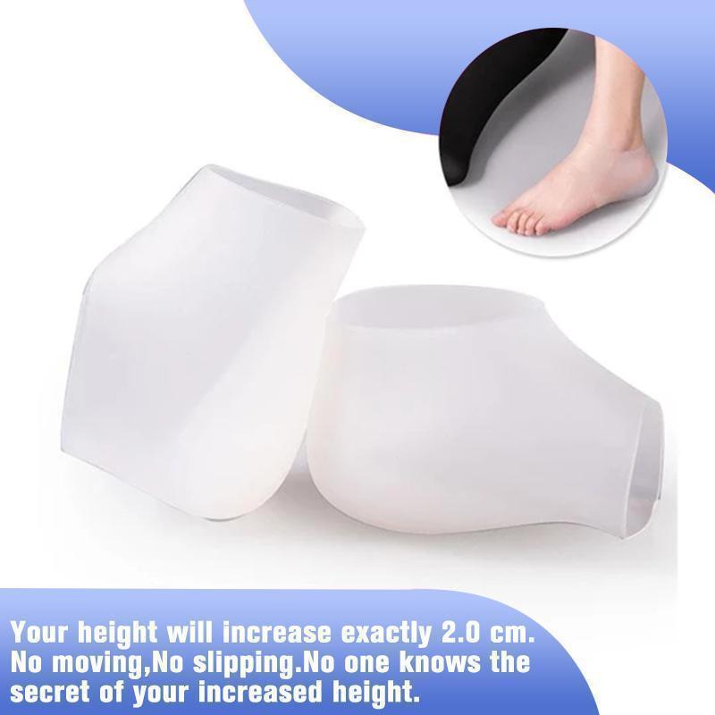 Invisible height-increasing insoles