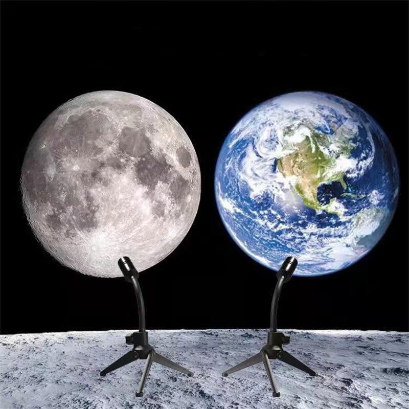Moon-Earth Projection LED Lamp