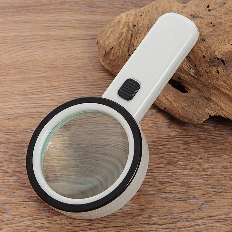 30x optical magnifier with LED light