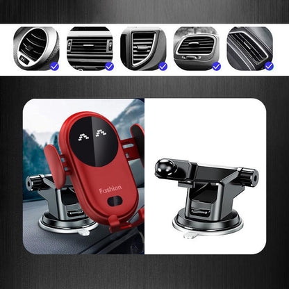 Smart Wireless Auto-Sensing Car Phone Holder Charger | Brehn