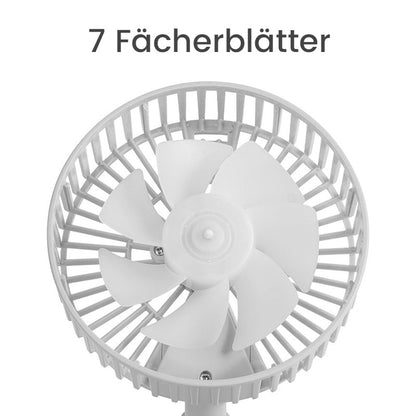 BowLift | Height-adjustable, rechargeable telescopic stand fan