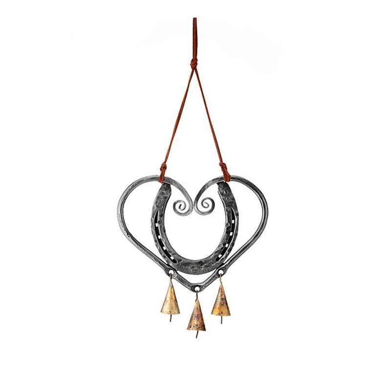 Wind Chime – LuckLove – Recycled Horseshoes – Handmade Pendant