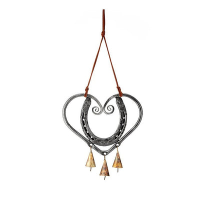 Wind Chime – LuckLove – Recycled Horseshoes – Handmade Pendant