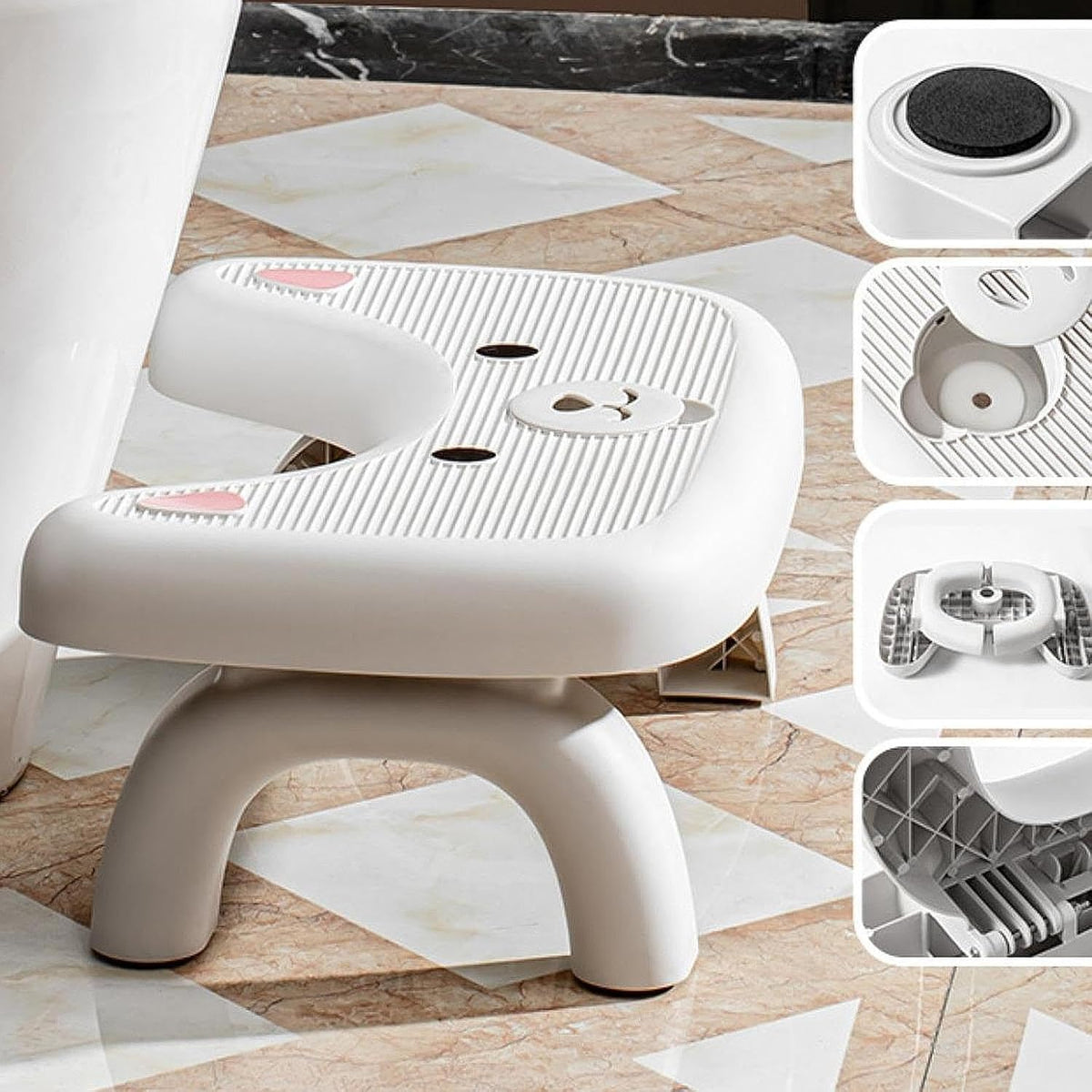 Ergonomic Toilet Footrest ComfortSquat™ | Brehn