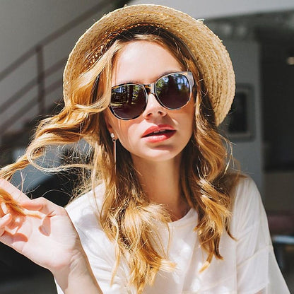 Oversized Cat-Eye Sunglasses UV400 Polarized | Karnz
