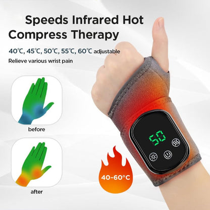 Heated Vibration Wrist Massager Bowlift