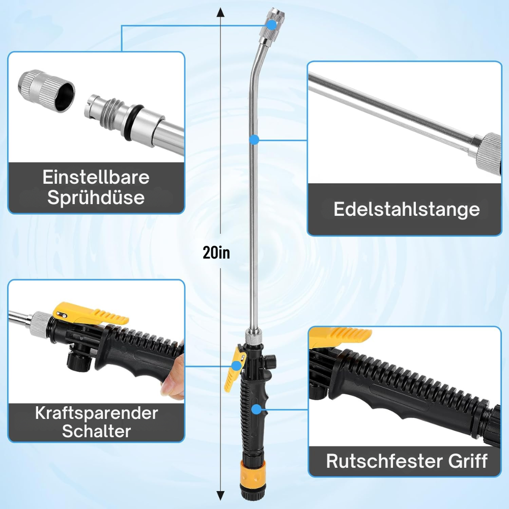 AquaForce 2-in-1 High-Pressure Water Gun — Say goodbye to dirt stress and enjoy effortless shine moments! | Skanto