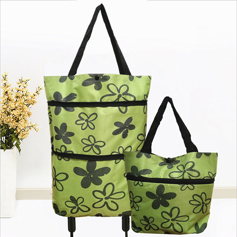 Foldable shopping bag with wheels | Brehn