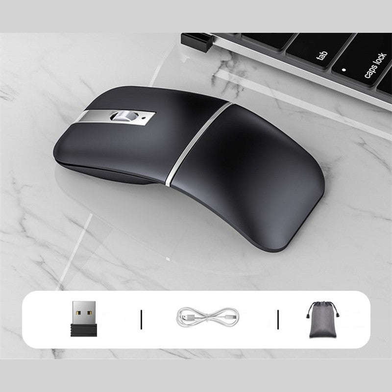 BowLift | Portable Ergonomic Wireless Mouse with 2 Connection Modes, 3 DPI & Silent Click, for Home & Office