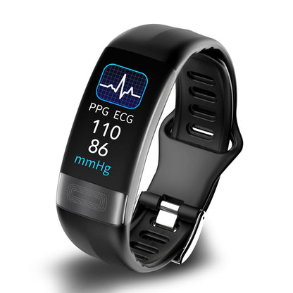 Brehn | P11 Plus Health-Tracker | Professional ECG & Blood Pressure Monitoring | HRV Analysis with Lorenz Scatterplot | SpO2 & Sleep Screening | IP67 Waterproof | Cycle Tracking