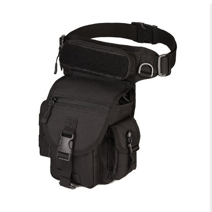 Waterproof tactical nylon waist bag for men, leg bag, travel bag