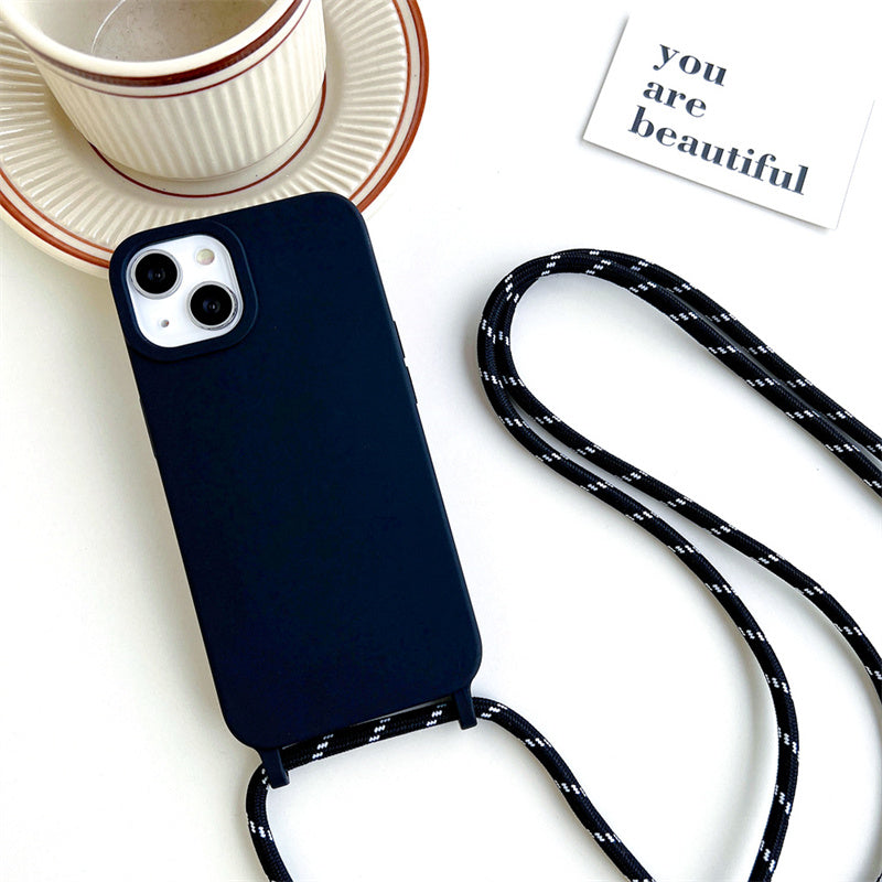 BowLift | Solid Silicone Lanyard Case for iPhone
