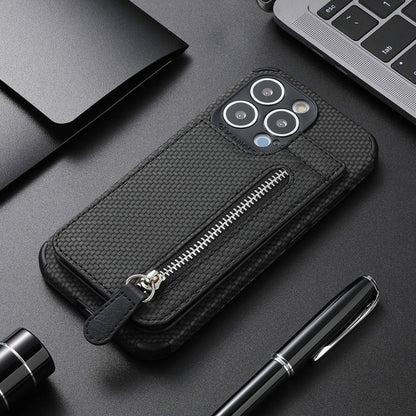 Magnetic zipper wallet case with credit card holder | Bowlift
