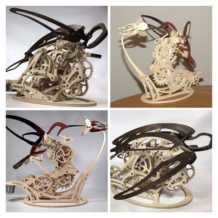 Skanto | 3D Three Mechanical Hummingbird