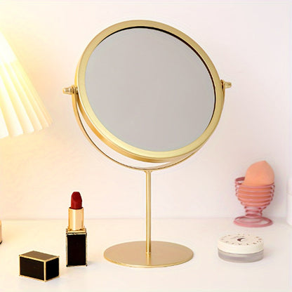 VintageGlow – Adjustable Makeup Mirror with Iron Frame Bowlift