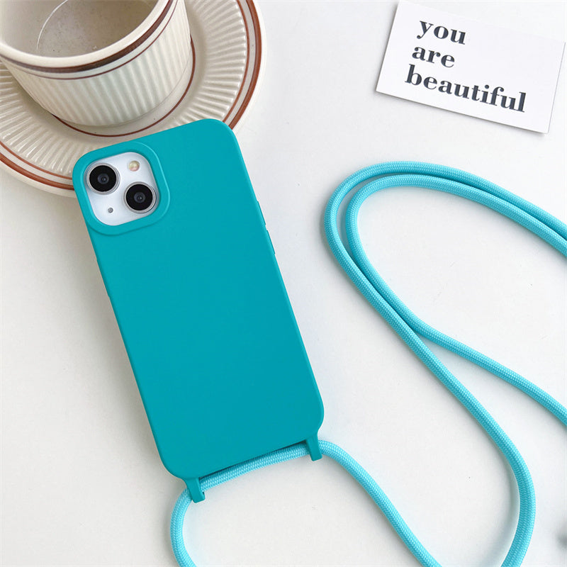 BowLift | Solid Silicone Lanyard Case for iPhone