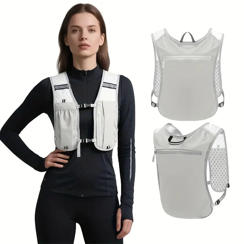 BowLift | Running Hydration Vest With Reflective Strips And Breathable Mesh Design
