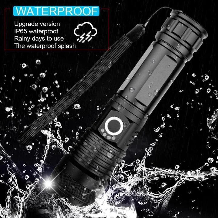 BowLift | LED Torch Rechargeable Zoom Aluminium Flashlight
