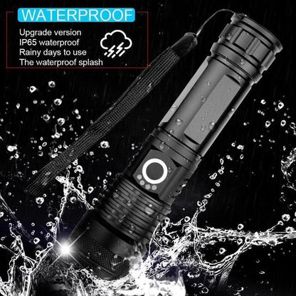 BowLift | LED Torch Rechargeable Zoom Aluminium Flashlight