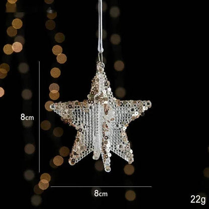 Skanto | Christmas Decorations Sequins Acrylic Transparent Pendant