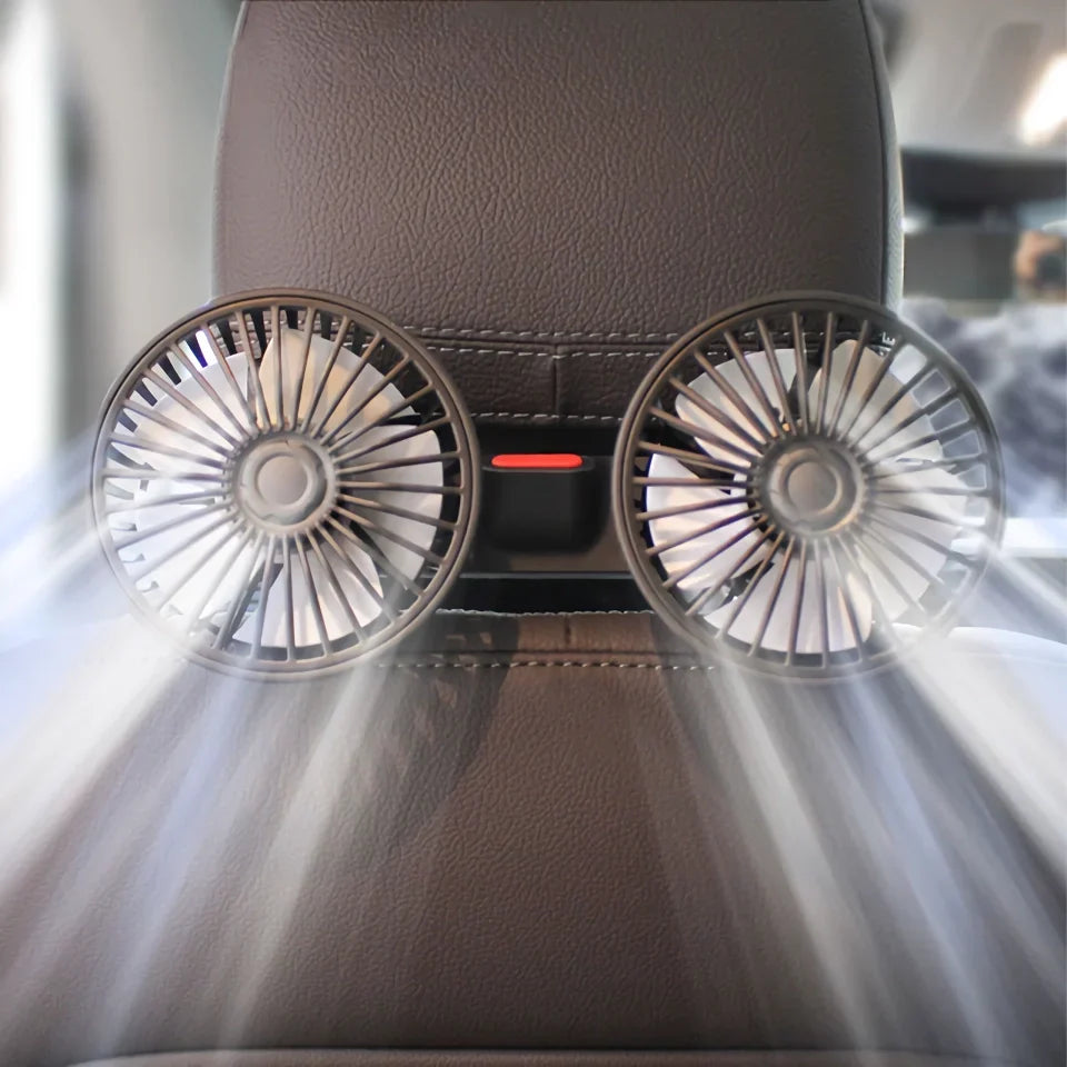 Dual Head Car Seat Cooling Fan | Bowlift