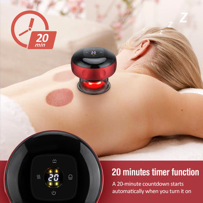 Sandsberg of pain relief with the intelligent cupping device