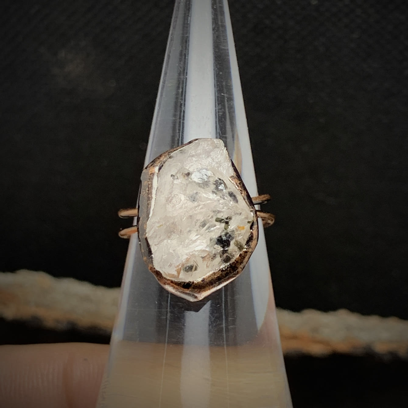 Skanto | Natural Raw Birthstone Ring - Selina
