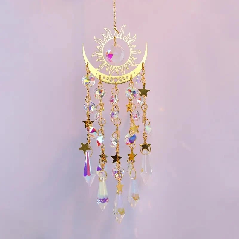 Skanto | Crystal Suncatcher, Indoor & Outdoor Decoration for Windows, Bedroom, Patio & Garden