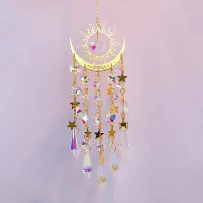 Skanto | Crystal Suncatcher, Indoor & Outdoor Decoration for Windows, Bedroom, Patio & Garden