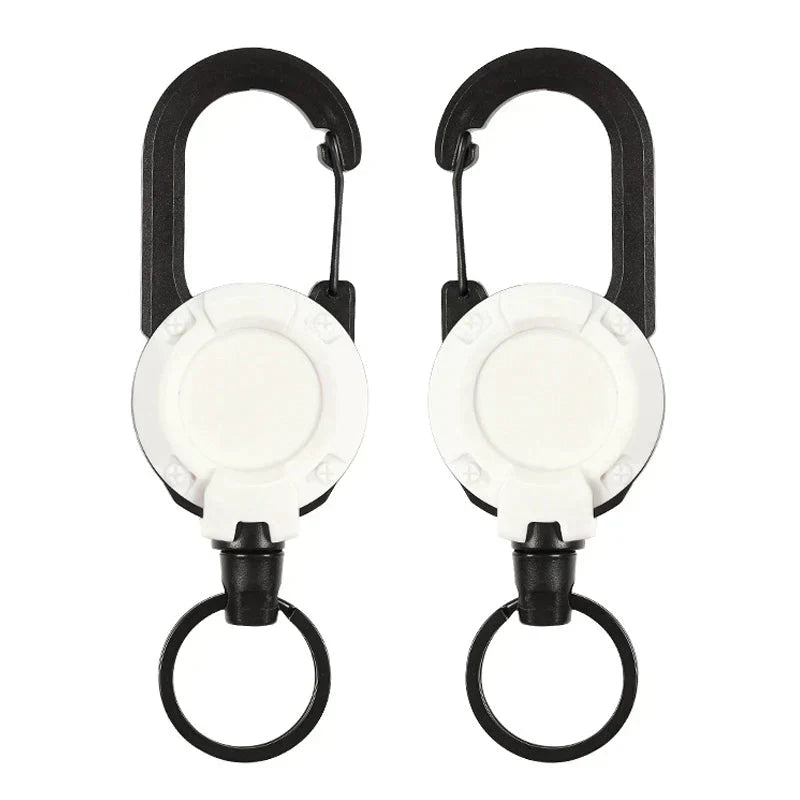 Outdoor Automatic Retractable Steel Wire Luya Anti-theft Tactical Keychain | Skanto