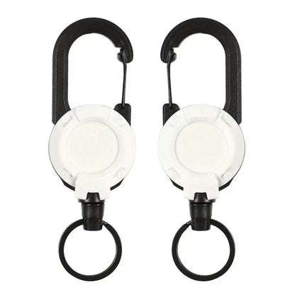 Outdoor Automatic Retractable Steel Wire Luya Anti-theft Tactical Keychain | Skanto