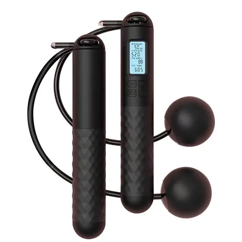 Wireless Jump Rope with Counter – Weighted Handles for Home Cardio Workouts | Karnz