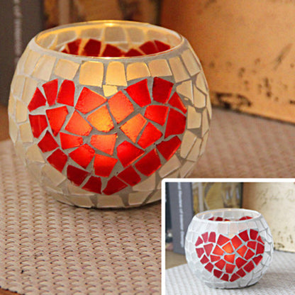 Brehn | European Retro Glass Mosaic Tealight Holder