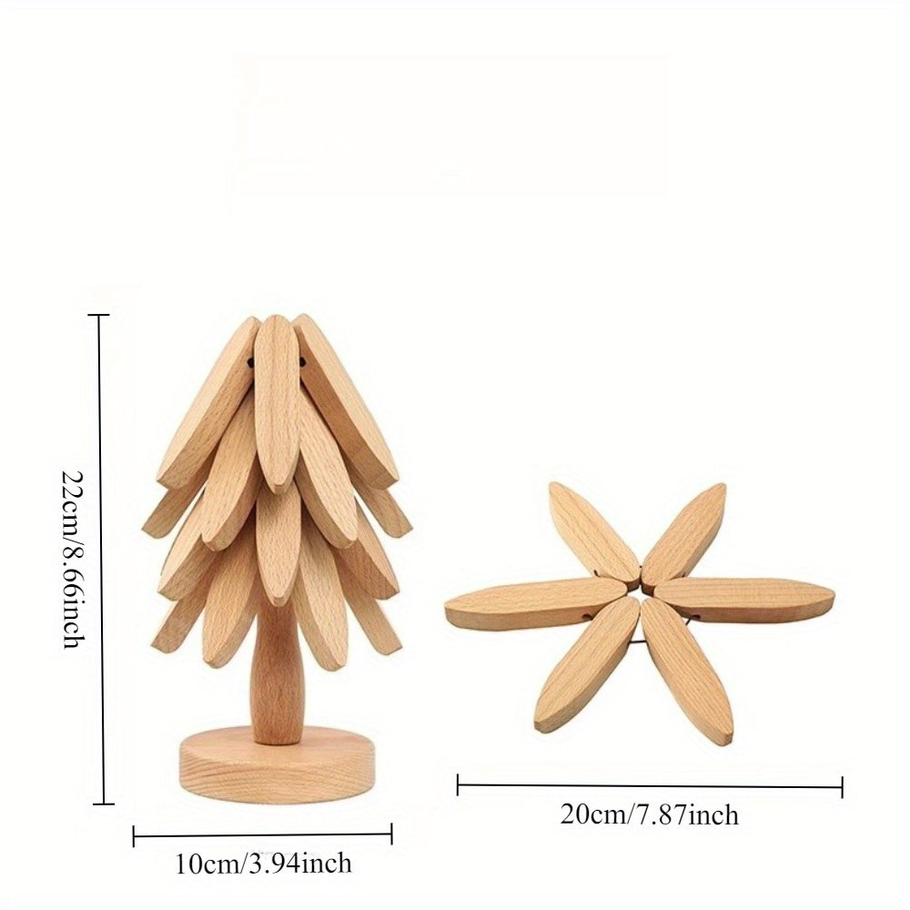 Bamboo Coaster Set 4-piece | Skanto