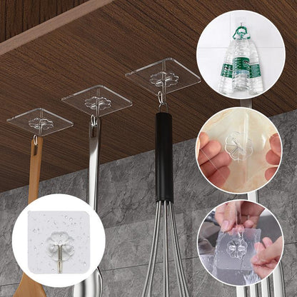 Seamless Adhesive Hooks (10/20/30 Pieces)