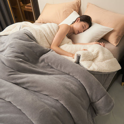 Skanto | Solid Double-Sided Velvet Cube Blanket
