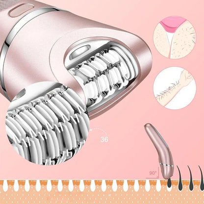 Skanto | SkinGlide 3-in-1 Electric Shaver – Waterproof and Rechargeable