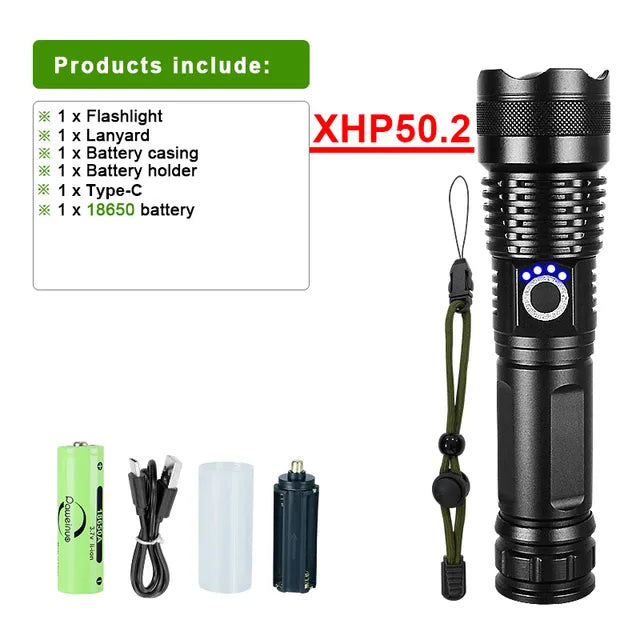 Skanto | LED Flashlight | Rechargeable Flashlight