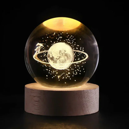 Skanto | LED Night Light with 3D Crystal Ball