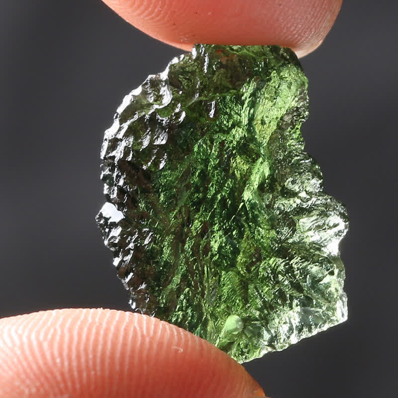 Skanto | Purification Green Moldavite Necklace - Alina