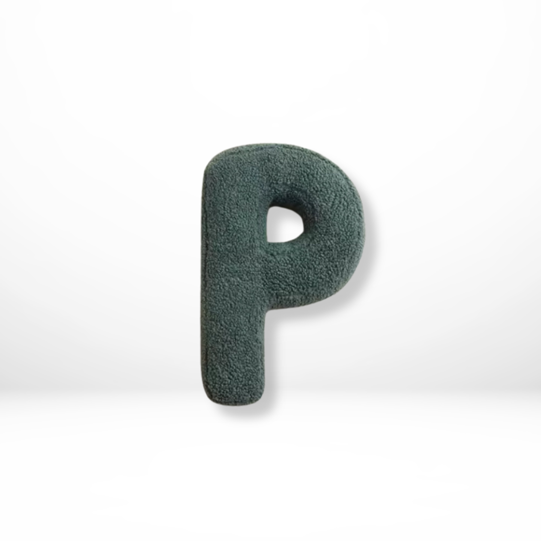 BowLift | Velvet Alphabet Decorative Cushion With Letters A To Z
