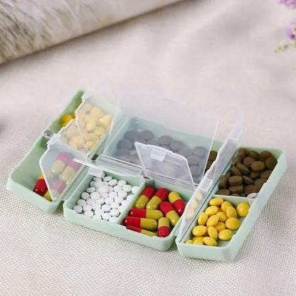 Compact Magnetic Pill Organizer | Portable, Safe Storage | Bowlift