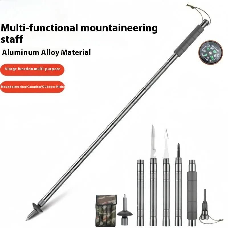 BowLift | Tactical hiking pole with multi-tool function for outdoor & emergencies