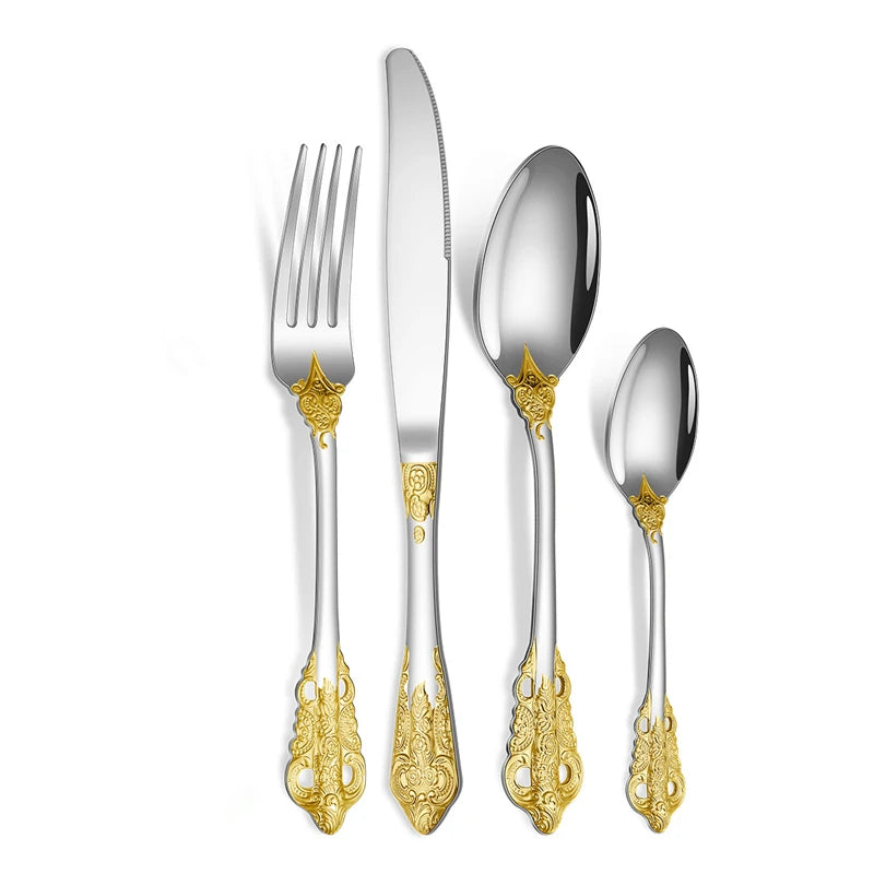 BowLift | Luxury Gold Cutlery Set