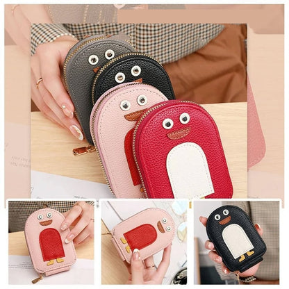BowLift | Cute Penguins PU Credit Card Coin Wallet