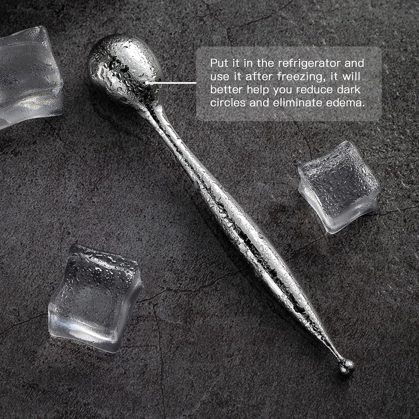 BowLift | Facial Roller Stainless Steel Puffiness Massager